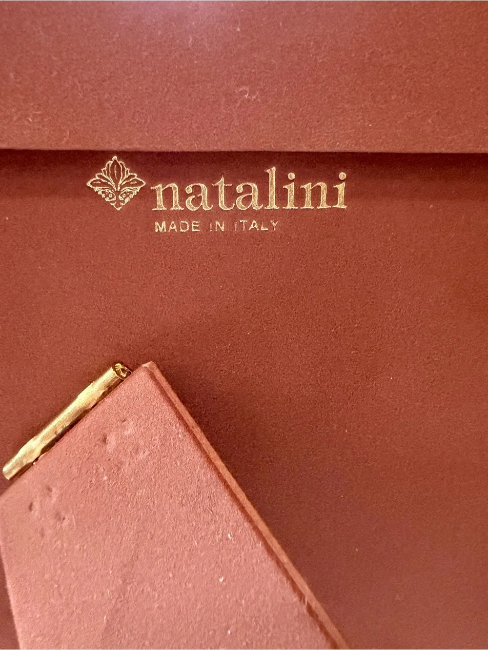Natalia Italian Made Wooden Herringbone 5” x 7” Picture Frame